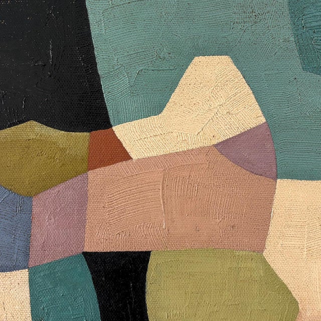 2020s Contemporary Abstract 8"x10" Jewel Oil Painting, Unframed For Sale - Image 5 of 5