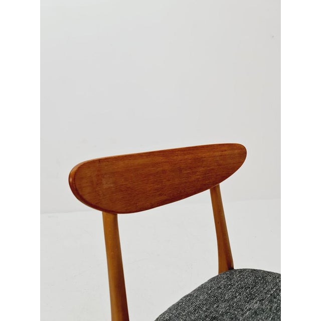 Brown Danish Teak Dining Chairs, 1960s, Set of 2 For Sale - Image 8 of 10
