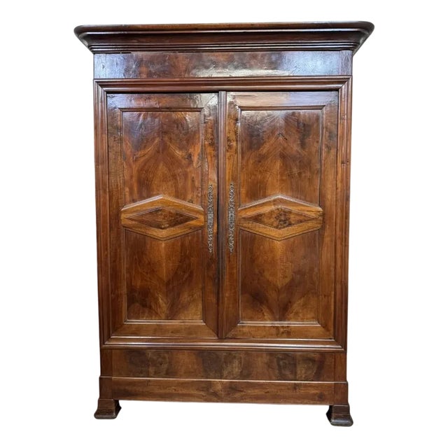 Burgundy Cabinet in Walnut For Sale