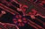 Vintage Hand-Knotted Wool Runner Rug – 3.10 X 8.3 Red Tribal For Sale - Image 4 of 8
