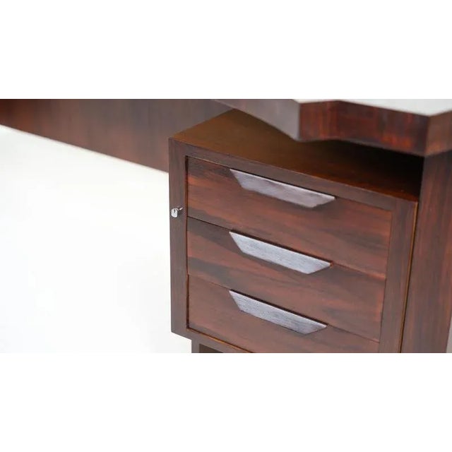 Mid-Century Modern Wooden Desk, Italy, 1960s For Sale - Image 9 of 18