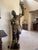 Antique Italian Blackamoor Life Size Statue Pair For Sale - Image 4 of 7
