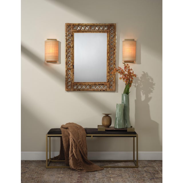Jamie Young Riley Wall Sconce in Raffia For Sale - Image 9 of 10