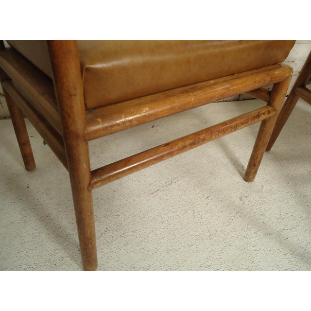 Mid 20th Century Attributed to Robsjohn Gibbings for Widdicomb Set of Chairs For Sale - Image 11 of 12