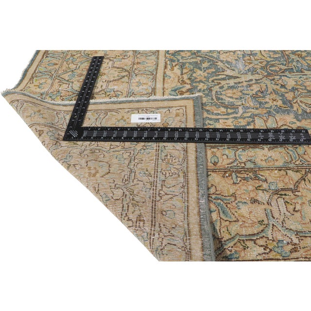Textile Antique Persian Kerman Rug, 08'09 X 13'05 For Sale - Image 7 of 10