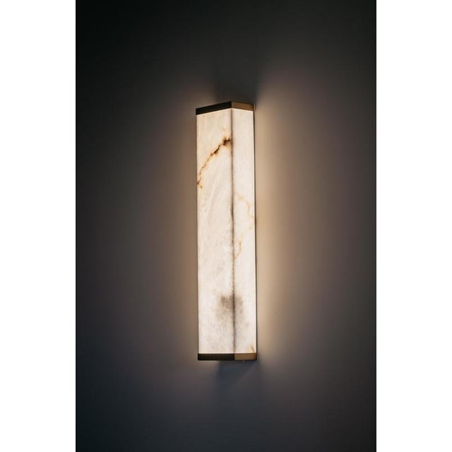 AD 1930 Wall Lamp by United Alabaster For Sale - Image 4 of 9