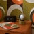 Vintage Space Age Table Lamp in Olive Green Ceramic, Italy, 1970s For Sale - Image 10 of 12