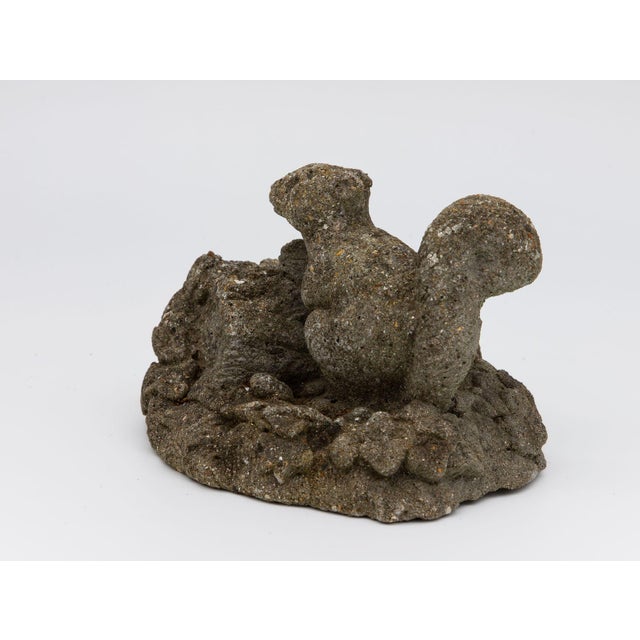 English Reconstituted Stone Squirrel Garden Ornament, 20th Century For Sale - Image 3 of 7