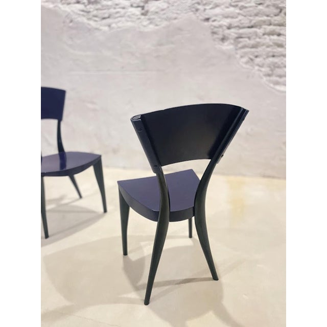 Karina Chairs by J. Mancini & G. Fois-Dorell for Sawaya & Moroni, 1990s, Set of 2 For Sale - Image 10 of 18