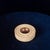 Italian Round Travertine and Copper-Toned Metal Ashtray, 1970 For Sale - Image 12 of 18