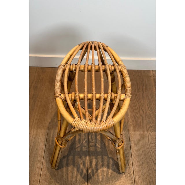 Round umbrella stand in lucite and brass. French work. Circa 1970 For Sale - Image 12 of 18