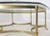 Mid-Century Modern Six Legged Hoof Feet Solid Brass Round Hexagonal Coffee Table For Sale - Image 6 of 8