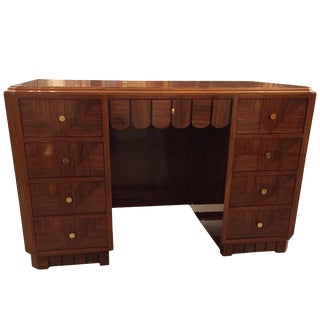 French Art Deco Desk With Secretary Table For Sale