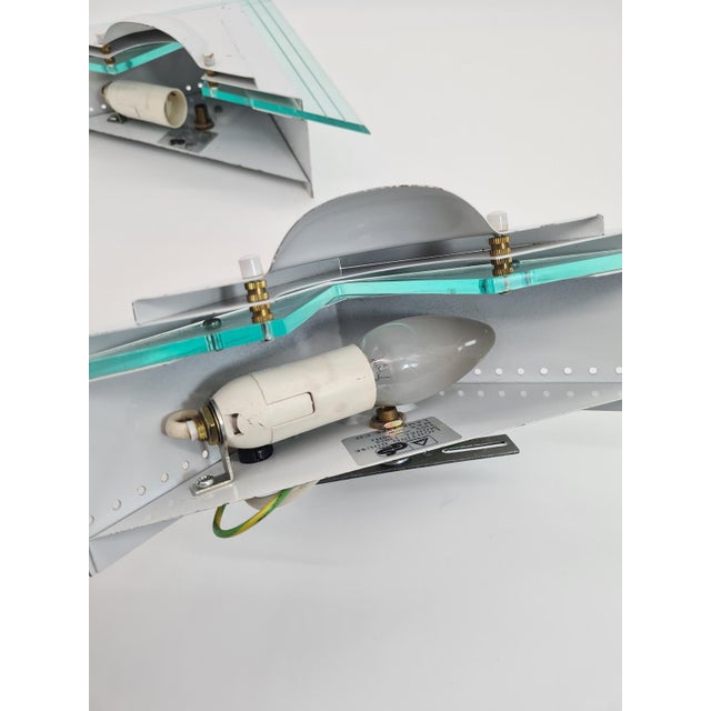 Geometric Model 1302s Lighting House Wall Lamps, 1990s, Set of 2 For Sale - Image 6 of 14