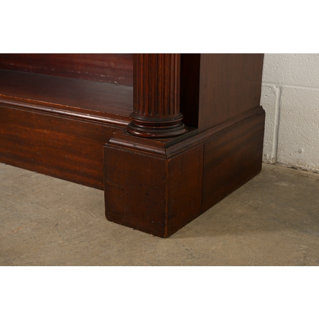 R. J. Horner Style American Empire Carved Mahogany Bookcase, Circa 1920s For Sale - Image 9 of 12
