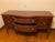 Vintage Brown Wood Buffet With Cabinets & Drawers For Sale - Image 4 of 18