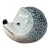 Vintage Glazed Hedgehog Miniature Figurine For Sale