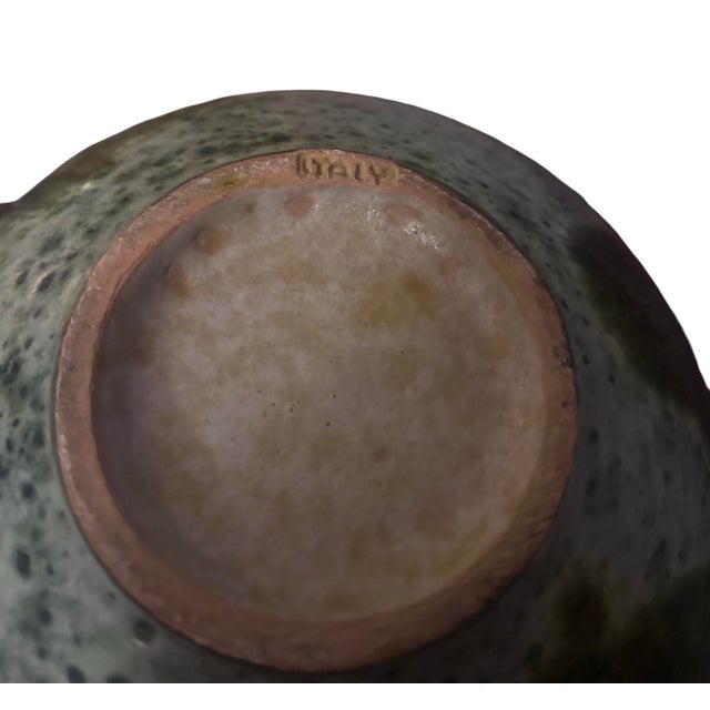 Ceramic Alvino Bagni ‘Seascape’ Wide Pitcher With Handle in a Rare Color Way For Sale - Image 7 of 7