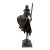Female African Warrior Bronze Statue For Sale
