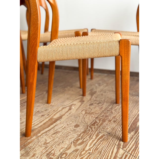 Model 71 Dining Room Chairs by Niels O. Møller for J.L. Møllers, Set of 10 For Sale - Image 13 of 18