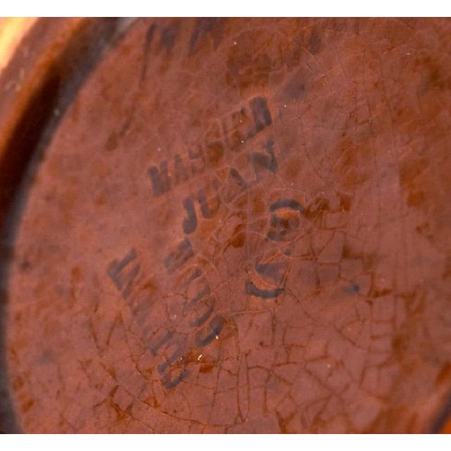 Black Large Vase in Glazed Ceramics by Clément Massier, France, 1890s For Sale - Image 8 of 9