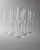 Vintage Champagne Glasses in Clear Glass with Stem and Flute Shape, 1990s, Set of 7 For Sale - Image 3 of 13