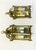 Mid-Century Modern Vintage Solid Brass Wall Sconces / Hall Lanterns by Lamp Art-Italy - a Pair For Sale - Image 3 of 18