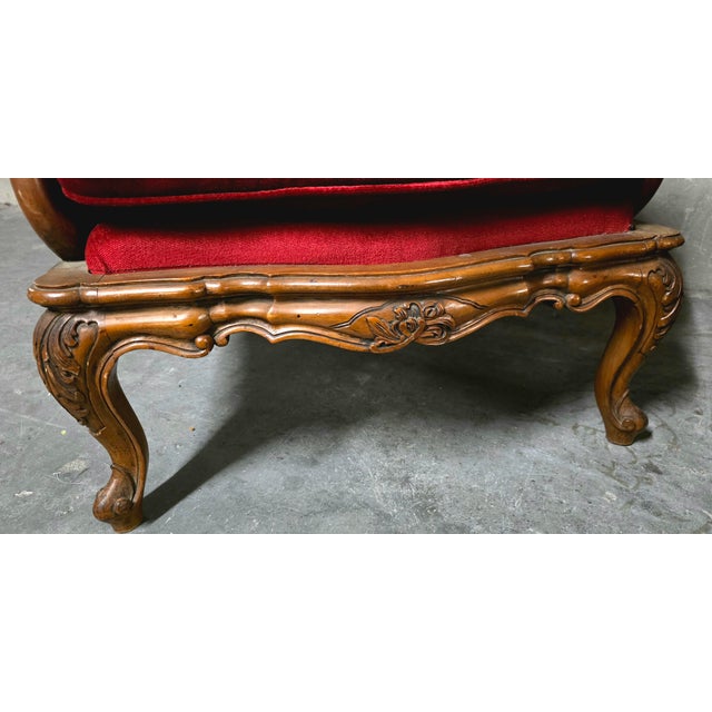 Louis XV Style Armchairs in Wood and Rattan, 1890s, Set of 2 For Sale - Image 15 of 16