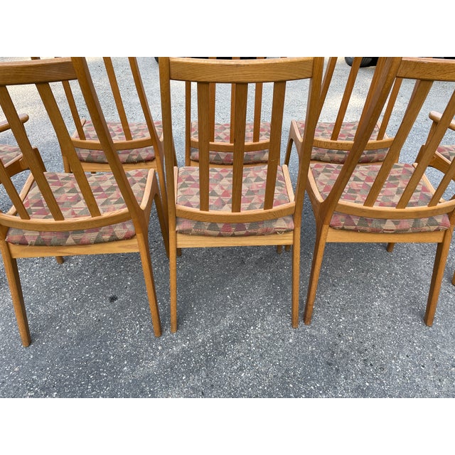 1970s Nordic Furniture Canada Scandinavian Dining Chairs Set of 8