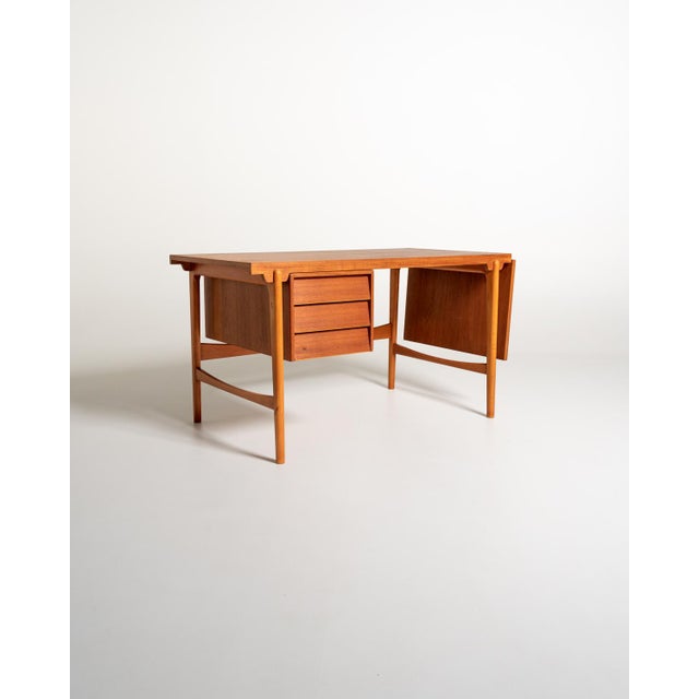1950s 378 Desk by Eric Johansson for Abrahamssons Möbelfabrik, 1956 For Sale - Image 5 of 12