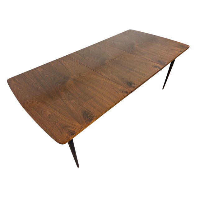 1960s Mid-Century Modern Paul McCobb for Lane Denilator Walnut Dining Table Refinished For Sale - Image 5 of 12