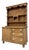 Antique English Two-Part Buffet in Pine, 1890s For Sale