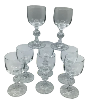 Vintage Claudia Crystal Aperitif/Port Glasses-Set of 8