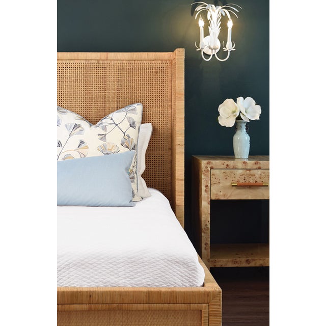 New special order item. Not vintage. Introducing the Dolly Headboard - a winged headboard and platform, crafted from radio...