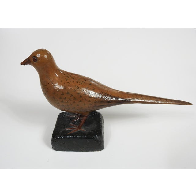Rustic European Early 20th Century Folk Art Pheasant Carvings - A Pair For Sale - Image 3 of 14