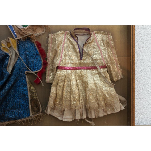 Framed Collection of Antique Children's Robes For Sale In Los Angeles - Image 6 of 7