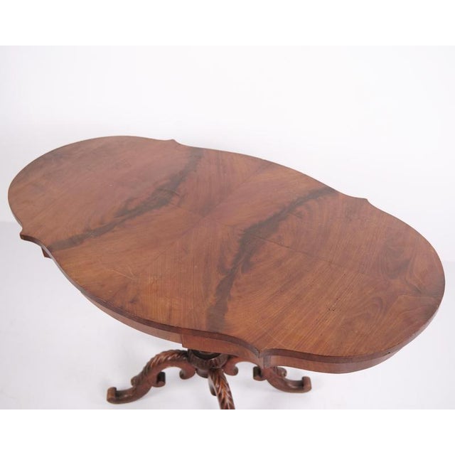 1900 - 1909 Antique 19th Century Mahogany Serving Table with Carved Details For Sale - Image 5 of 12