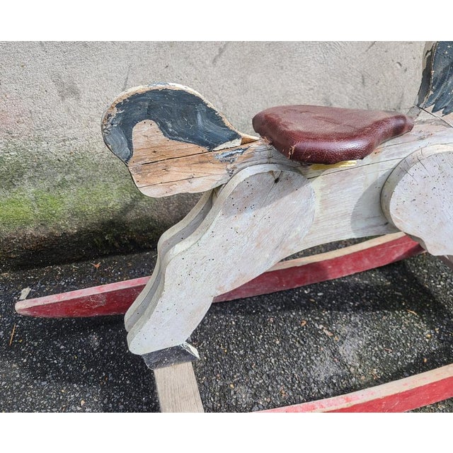Vintage Rocking Horse, 1950s For Sale - Image 6 of 7