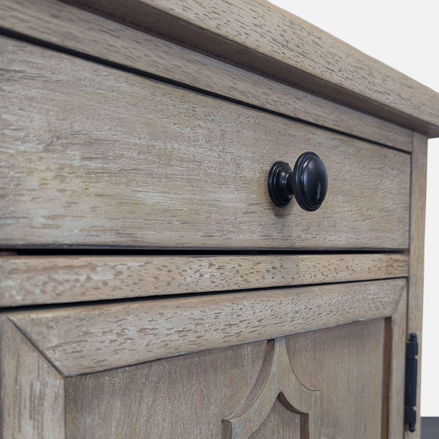 Tan Pair of Pottery Barn Lorraine Nightstands For Sale - Image 8 of 10