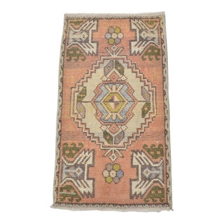 Natural Pale Orange Color Hand Woven Door Mat For Sale