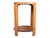 1930s French Art Deco Walnut Side Table With Sculptural Architectural Base- Fully Restored, Open Shelf For Sale - Image 15 of 15