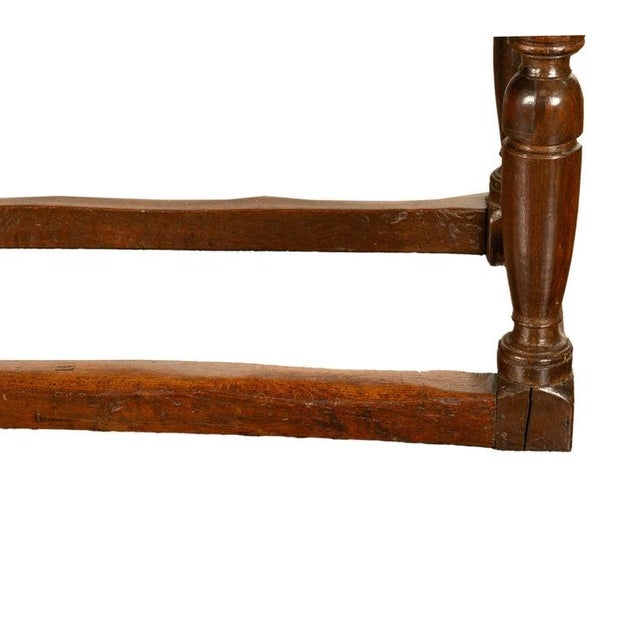 French Provincial Antique 18th Century French Oak Country Parquetry Refectory Dining Table 1680 For Sale - Image 3 of 13