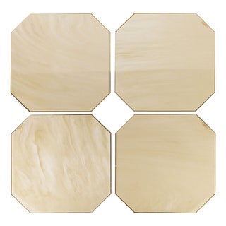 Trays from Cavinato Ulderico & Co. S.N.C. Milan, Italy, 1980s, Set of 4 For Sale