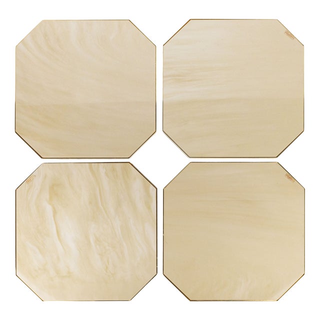 Trays from Cavinato Ulderico & Co. S.N.C. Milan, Italy, 1980s, Set of 4 For Sale