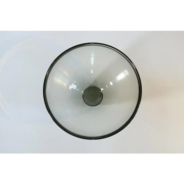 Holmegaard Smoke Glass Model 18504 Bowl by Per Lütken for Holmegaard, 1960s For Sale - Image 4 of 6