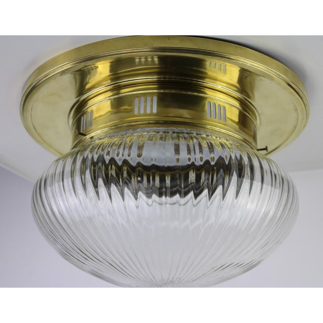 Art Nouveau Viennese Ceiling Lamp, 1910 For Sale - Image 3 of 11