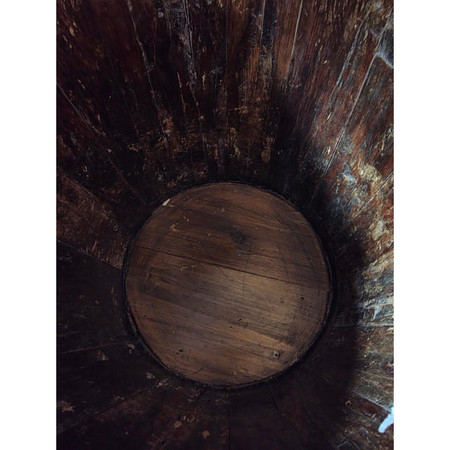 Rustic European Iron Strapped Bucket For Sale In San Antonio - Image 6 of 12