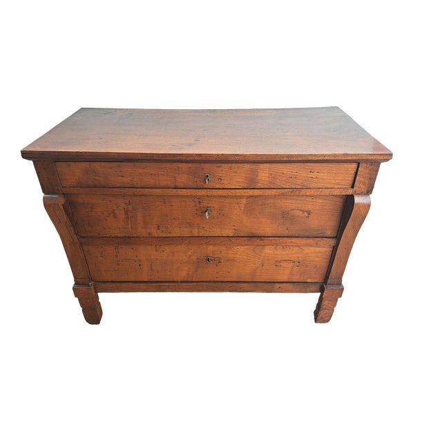 Antique Chest of Drawers in Walnut, 1800s For Sale