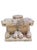 Spectacular marble base depicting a pair of lions with joined bodies 18th century it likely served as the base for a holy...