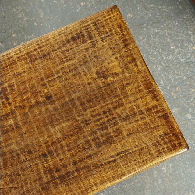 Vintage Refectory Oak Coffee Table For Sale - Image 14 of 15